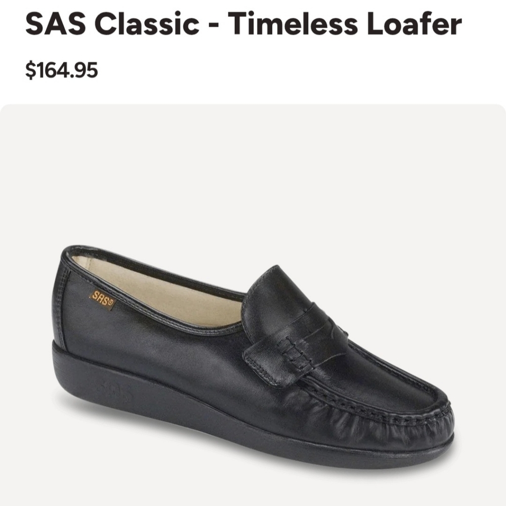 NWOT- SAS Classic Timeless Loafer
